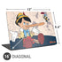 Disney Pinocchio and Jiminy Cricket Universal Laptop 16in (13 x 9.4in) Skin